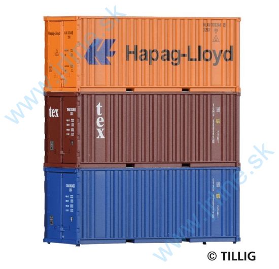 Obrázok pre 99/T07706 SET  3x 20`-Container*HapagLoy
